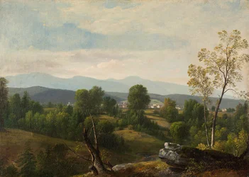 Una vista della valle